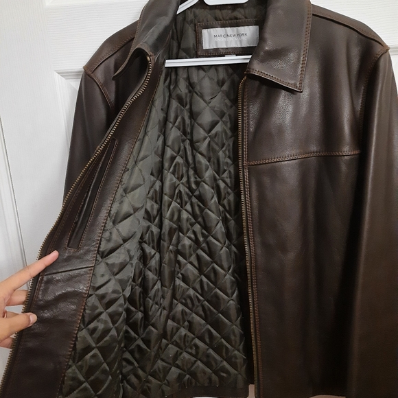 UNUSED Marc New York Leather Jacket - Picture 3 of 3